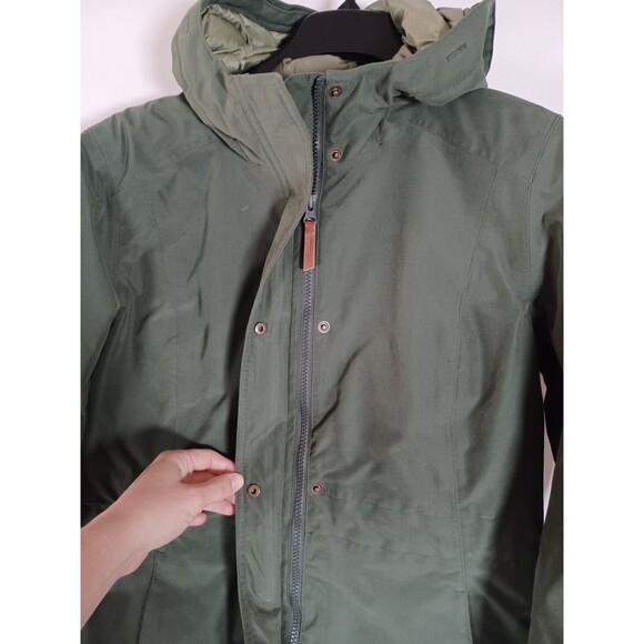 Alpine Design Down Jacket Women's Medium Winter Cold Hooded Waist Toggle - Picture 3 of 11